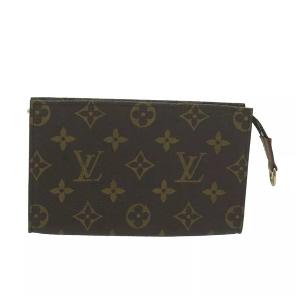 LOUIS VUITTON Monogram Bucket PM Pouch Accessory Pouch LV Auth am5753 - Picture 1 of 16
